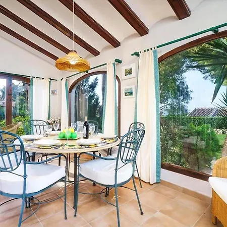 Encantadora En Javea Con Piscina Privada Y Aire Acondicionado, Cerca De La Playa - Es-160-18